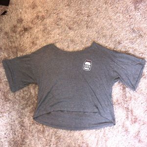 Forever 21 gray crop top